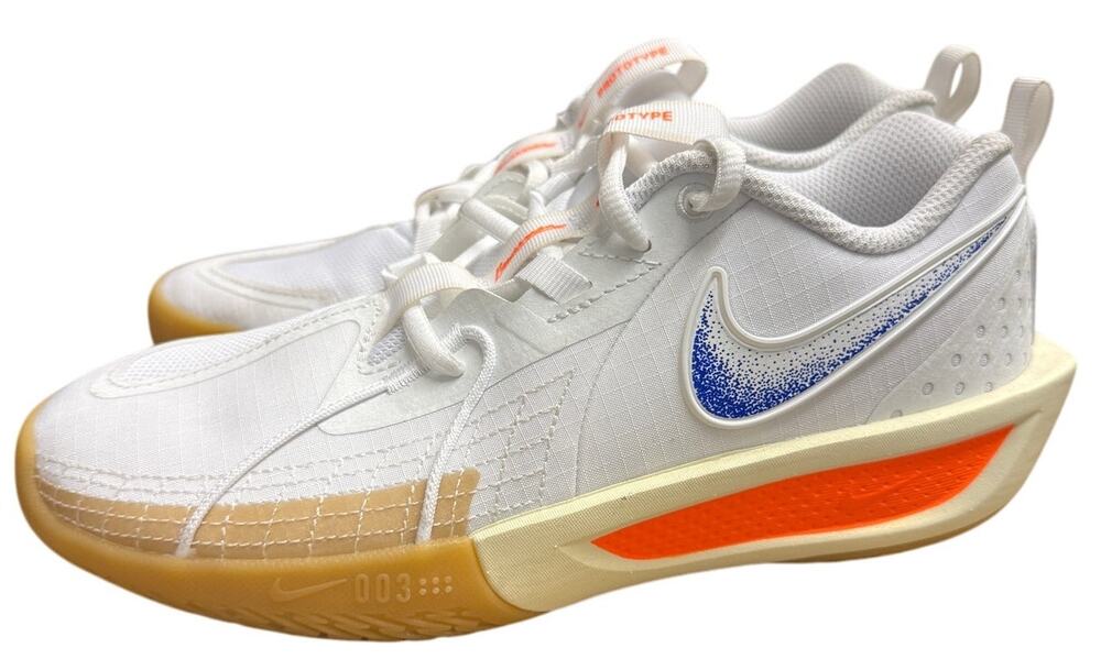 Nike GT Cut 3 GS HM0271-100 Kids 5Y Basketball Shoes White Coconut Blue